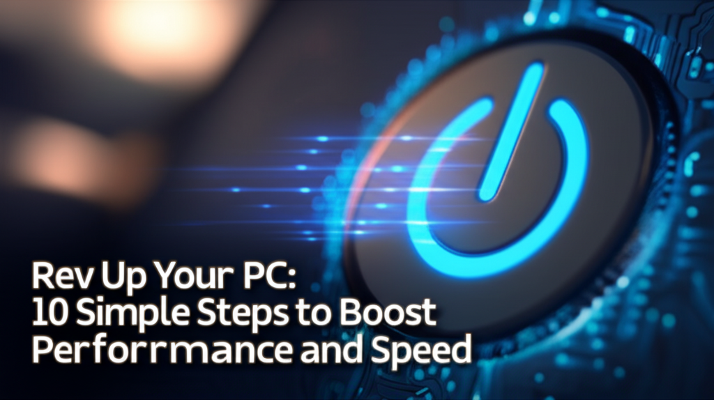 Rev Up Your PC: 10 Simple Steps to Boost Performance and Speed
