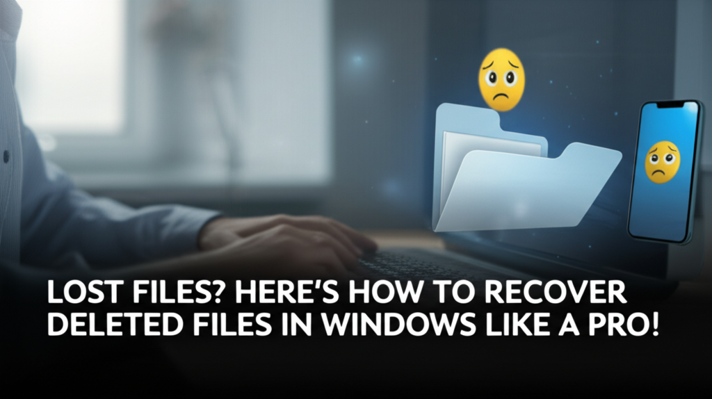 Lost Files? Here’s How to Recover Deleted Files in Windows Like a Pro!