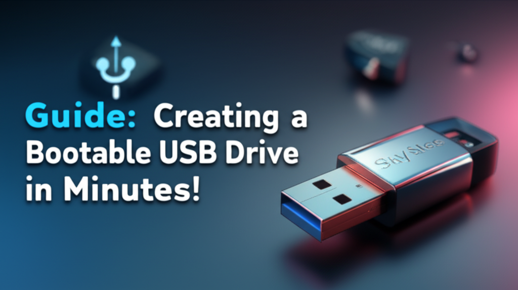 Step-by-Step Guide: Creating a Bootable USB Drive in Minutes!